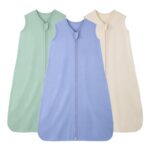 FIEMOL Baby Sleeping Bag 0-6M 0.5 Tog 3 Pack Apricot