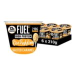 FUEL10K Salted Caramel High-Protein Rice Pudding 210g (6-Pack)