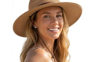 FURTALK Unisex Summer Straw Sun Hat