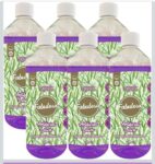 Fabulosa 4 in 1 Disinfectant and Deodoriser, Pet & Dog Friendly Artificial Lawn & Grass Cleaner, Makes 300L, 1L, 6 Pack, Lavender