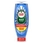 Fairy Max Power Washing up Liquid Antibacterial 730ml – Voucher Price (£2.47 Max S&S)