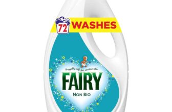 Fairy Non Bio Washing Liquid – 72 Washes 2.232l (£9.14 – £8.18 Max S&S)