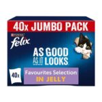 Felix as Good as It Looks Favourites in Jelly Wet Cat Food 40x85g – CLUBCARD