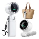 Fenxyo 3-in-1 Portable Handheld Turbo Fan 4000mAh Rechargeable