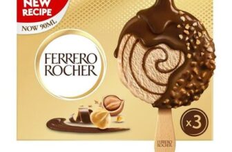 Ferrero Rocher Ice Cream Sticks 3x90ml