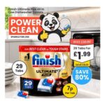 Finish Powerball Ultimate Plus All In 1 Fresh Dishwasher Tablets 29 Capsules