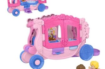Fisher-Price Little People Disney Princess Pull-along Musical Carriage