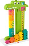Fisher-Price Preschool Learning Toy Adding Alligator Counting Activity with 10 Stacking Blocks for Kids Ages 3 Years, JCT13