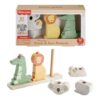 Fisher-Price Wood Stack and Sort Animals Toy