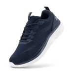 FitVille Mens Wide Fit Running Shoes V20, Blue, 10 X-Wide