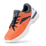 FitVille Mens Wide Fit Tennis, Badminton & Squash Shoes Orange