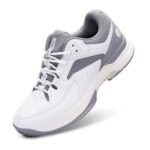 FitVille Mens Wide Fit Tennis/Badminton/Squash Shoes, Grey, UK 11