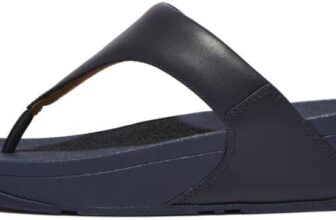 Fitflop Lulu Leather Toepost Womens Platform Sandals in White