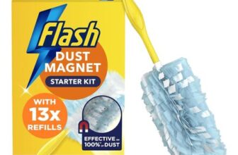 Flash Dust Magnet Duster Starter Kit (1 Handle 13 Refills)