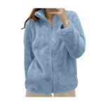 Fleece Winter Jacket for Women Warm Soft Full Zip