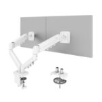 FlexiSpot Dual Monitor Arm Desk Clamp Stand for 17-32 Screens
