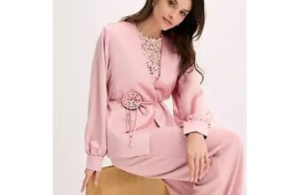 Floral Belted Satin Top