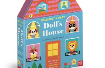 Fold-Out Play: Dolls House: Build your own 3D house with interactive play pieces and stickers