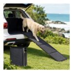 Foldable Aluminum Dog Ramp for Cars, Non-Slip, Heavy-Duty, 250lb