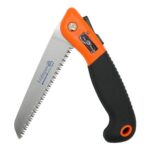 Folding Saw, Carbon Steel, Safety Lock, Outdoor Use
