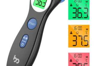 Forehead Thermometer for Adults Kids, No-Touch Infrared LCD Display Digital Baby Thermometers – Sold by RQ Globel / FBA