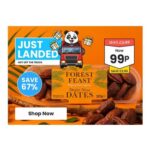 Forest Feast Tunisian Pitted Deglet Nour Dates 227g Pack