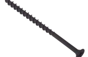 ForgeFix Drywall Screws Coarse Thread 3.5 x 25mm Black Phosphate Box 200