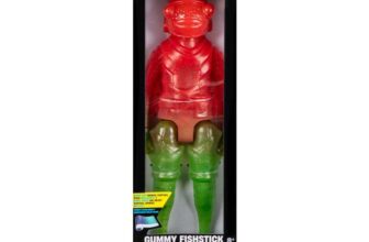 Fortnite Victory Gummy Fishstick – 12-Inch Articulated Figure with Code for Bonus Virtual Item