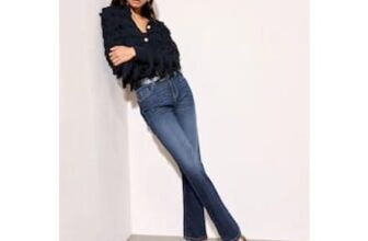 Friends like These Rinse Blue Ankle Stovepipe Straight Leg Jeans