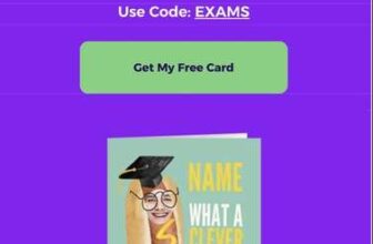 Funky Pigeon Free A5 Exam Congratulations card – pay delivery