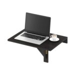 Furinno Hermite Wall-Mounted Folding Table, Espresso