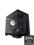 Fusion 45 Gaming Desktop – GeForce RTX 5070, AMD Ryzen 7, 16GB RAM, 1TB SSD – Black – W/Code