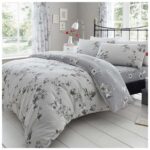 GC GAVENO CAVAILIA Duvet Cover With Pillow Cases – Polycotton Quilt Cover – Bedding Set King Size- Grey