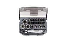 GEDORE red Bit ratchet set, 23-piece, Bit set with bit holder and screwdriver inserts, 1/4, 6.3 mm, R49005023