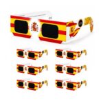 GEVECORI Solar Eclipse Glasses ISO 12312-2 CE-Marked 6-Pack Yellow