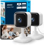 GNCC Security Camera Indoor 2 Packs CCTV Cameras for House Security, 2K/3MP