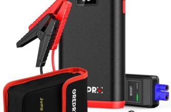GREPRO 4000A Jump Starter Power Pack, up to 7.0L Gas, 5.0L Diesel Carry Bag, Emergency Roadside, LCD Display- Sold by GREPRO / FBA