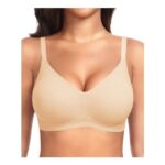 Ganado Seamless Wireless Bra, Nude, 3XL