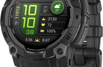 Garmin Instinct 3, 45mm rugged GPS smartwatch, Black
