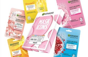 Garnier Face & Eye Sheet Masks, Mask Icons Discovery Collection (Pack of 5)