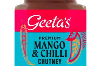 Geetas Premium Mango & Chilli Chutney Hot 230g – Nectar price