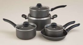 George Non-stick Aluminium Pan Set – 5-Piece – Free C&C