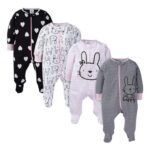 Gerber 4-Pack Baby Girls Bunny Sleep N Play