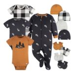 Gerber Baby Boys 12-Piece Layette Gift Set, Brown Deer, 0-3M