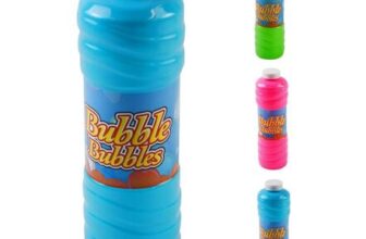Giant Bubble Mix 1 Litre with Wand, Multicolor