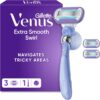 Gillette Venus Extra Smooth Swirl Womens Razor with 3 Refill Cartridges
