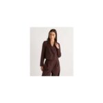 Gini London Dark Brown Double Breasted Jacket