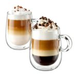 Glastal 2x350ml Double-Walled Coffee Glasses Set