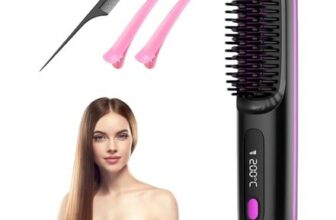 Go Brush Pro Cordless Hair Straightener Brush