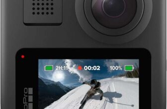 GoPro Max – Traditional Waterproof 360 Action Camera with Spherical Touch Screen 5.6K30 HD Video 16.6MP 360 Photos